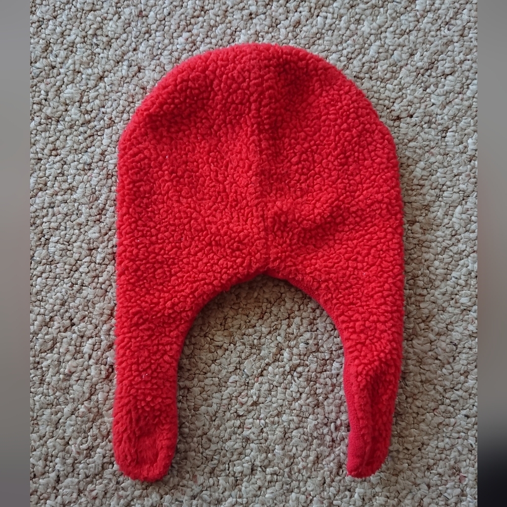 Red Sesame Street Elmo toddler winter hat size 2T-5T - Picture 2 of 8